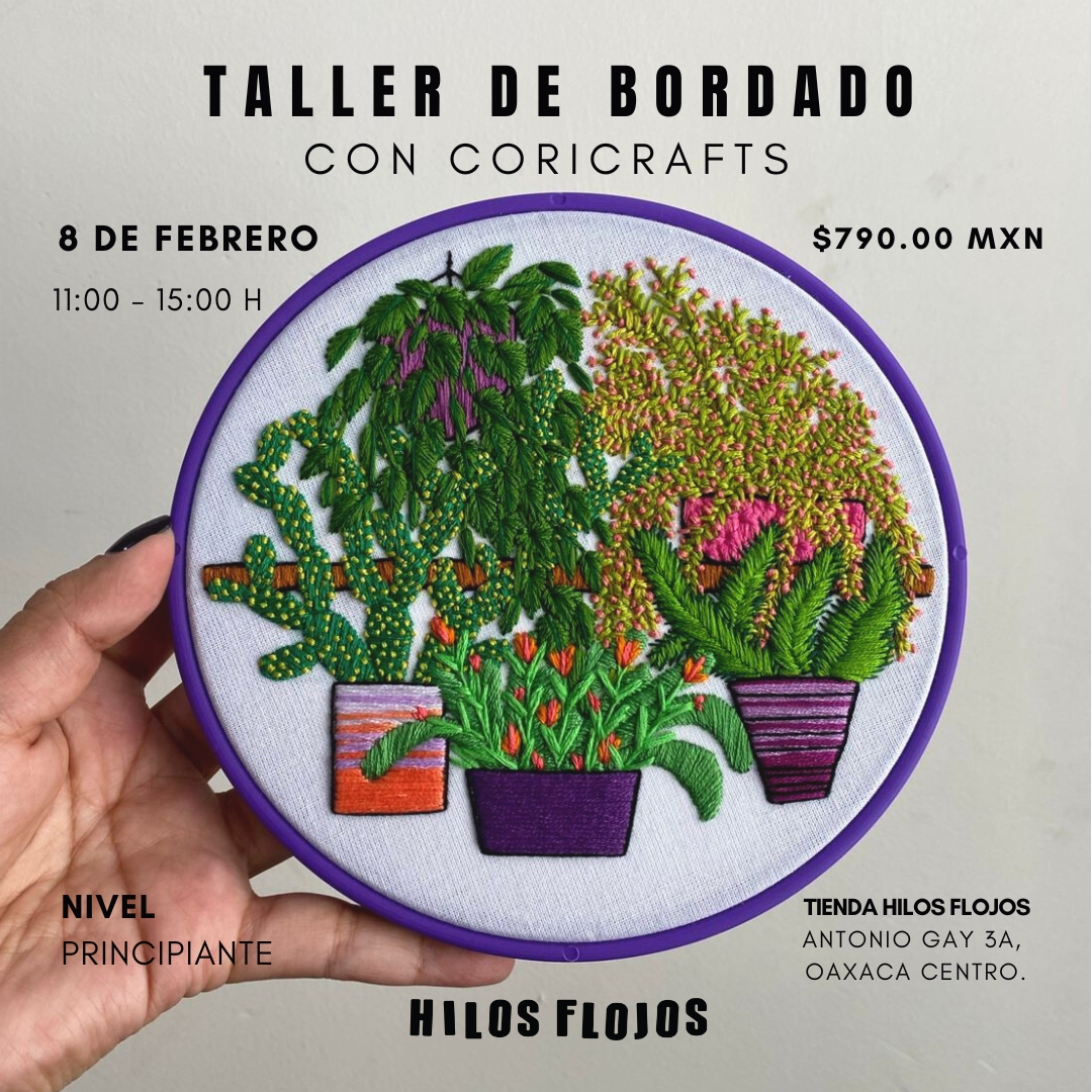 Taller de Bordado con Coricrafts